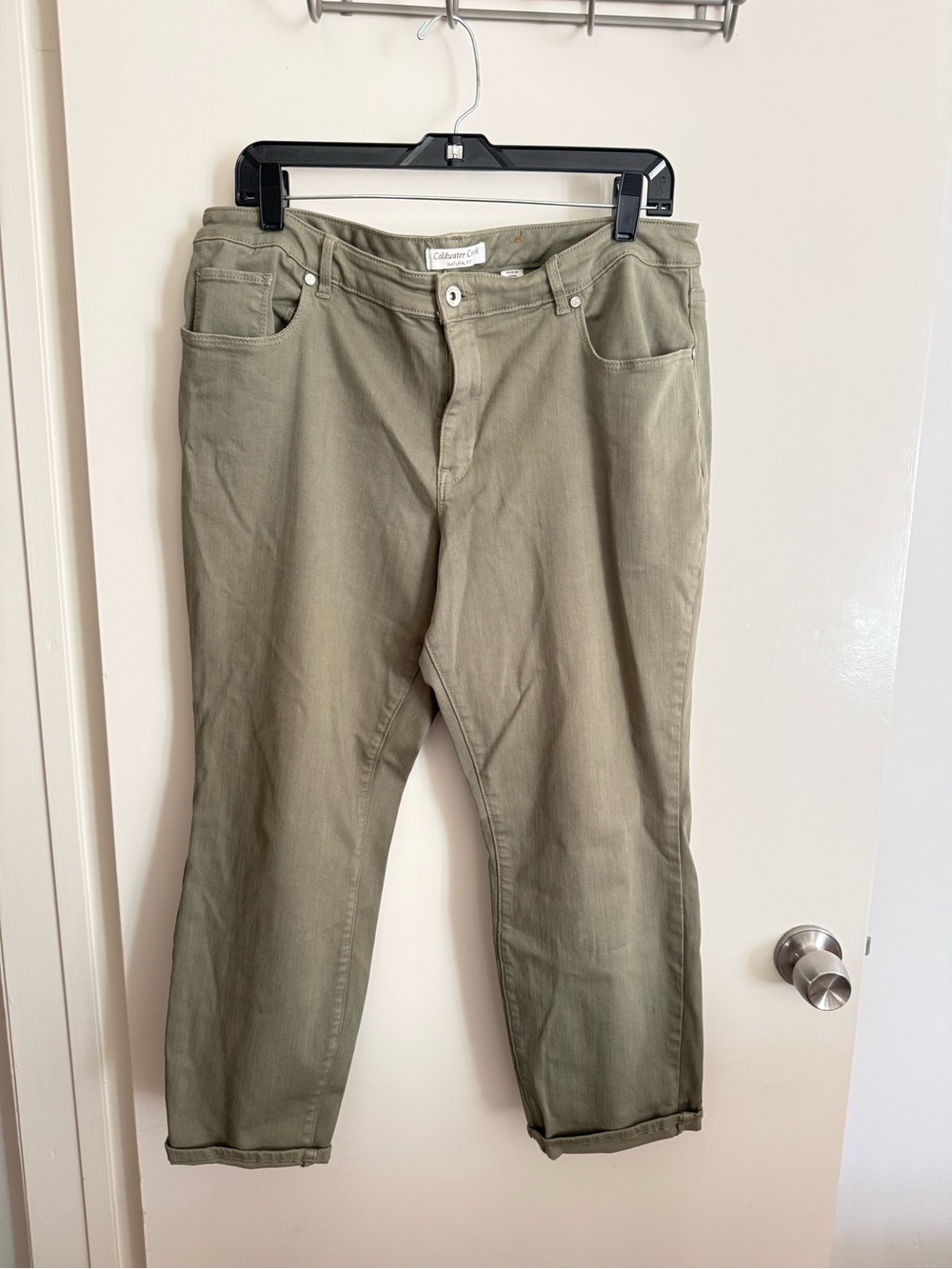 Coldwater Creek Olive Utility Pants